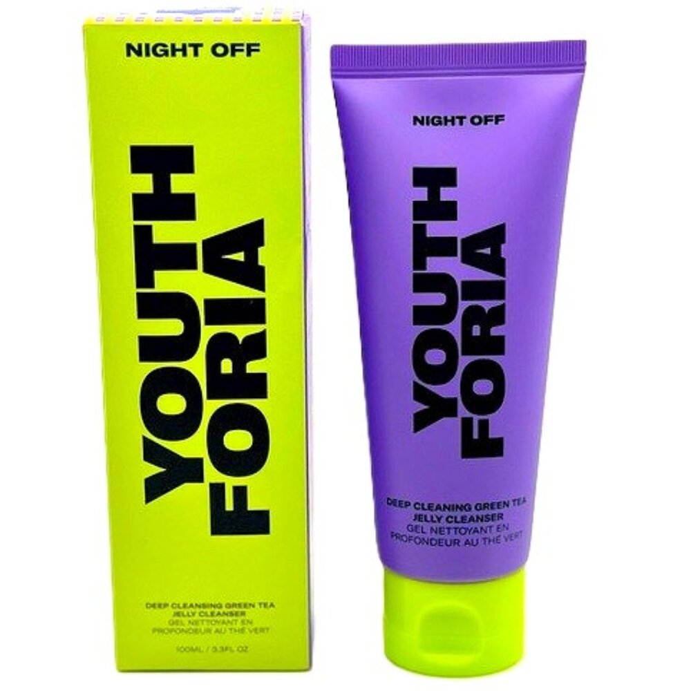 Youth Foria Night Off Deep Cleansing Green Tea Jelly Cleanser - Picture 4 of 5